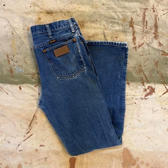 Wrangler Other - Vintage made in the USA dark wash wrangler jeans Measure 30x30
